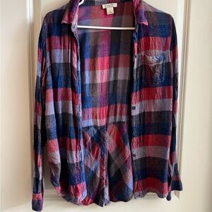 Lucky Brand Multicolor Plaid Shirt